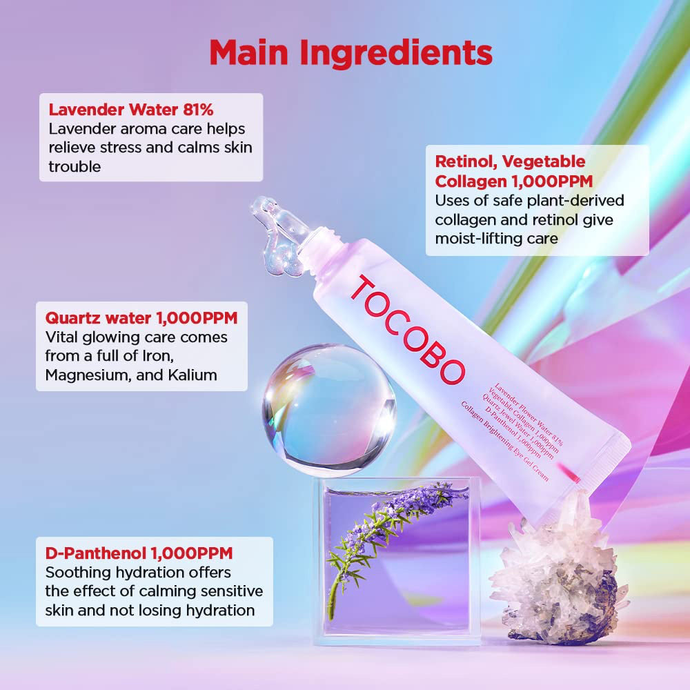 Collagen Brightening Eye Gel Cream ingredients