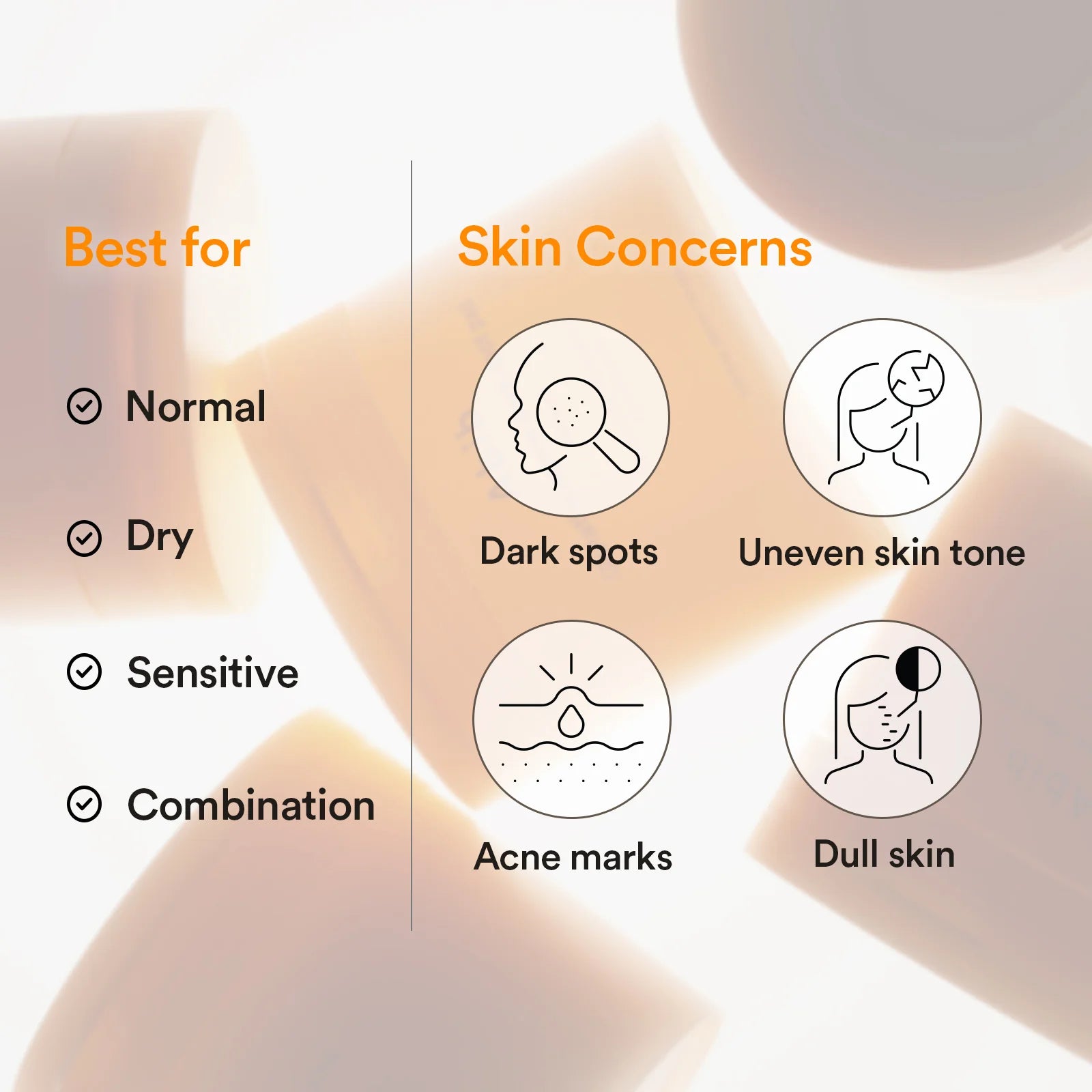 Glutathiosome dark spot pad
skintype