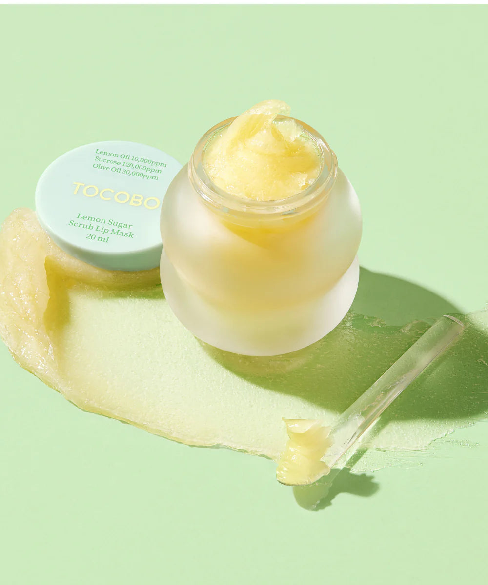 Lemon Sugar Scrub Lip Mask texture