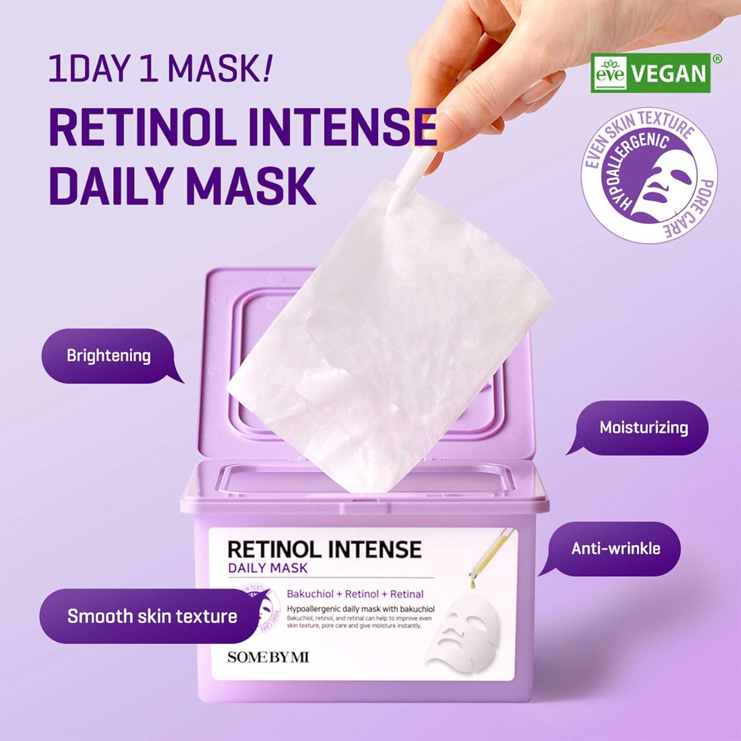 Some By Mi Retinol Intense Daily Mask features