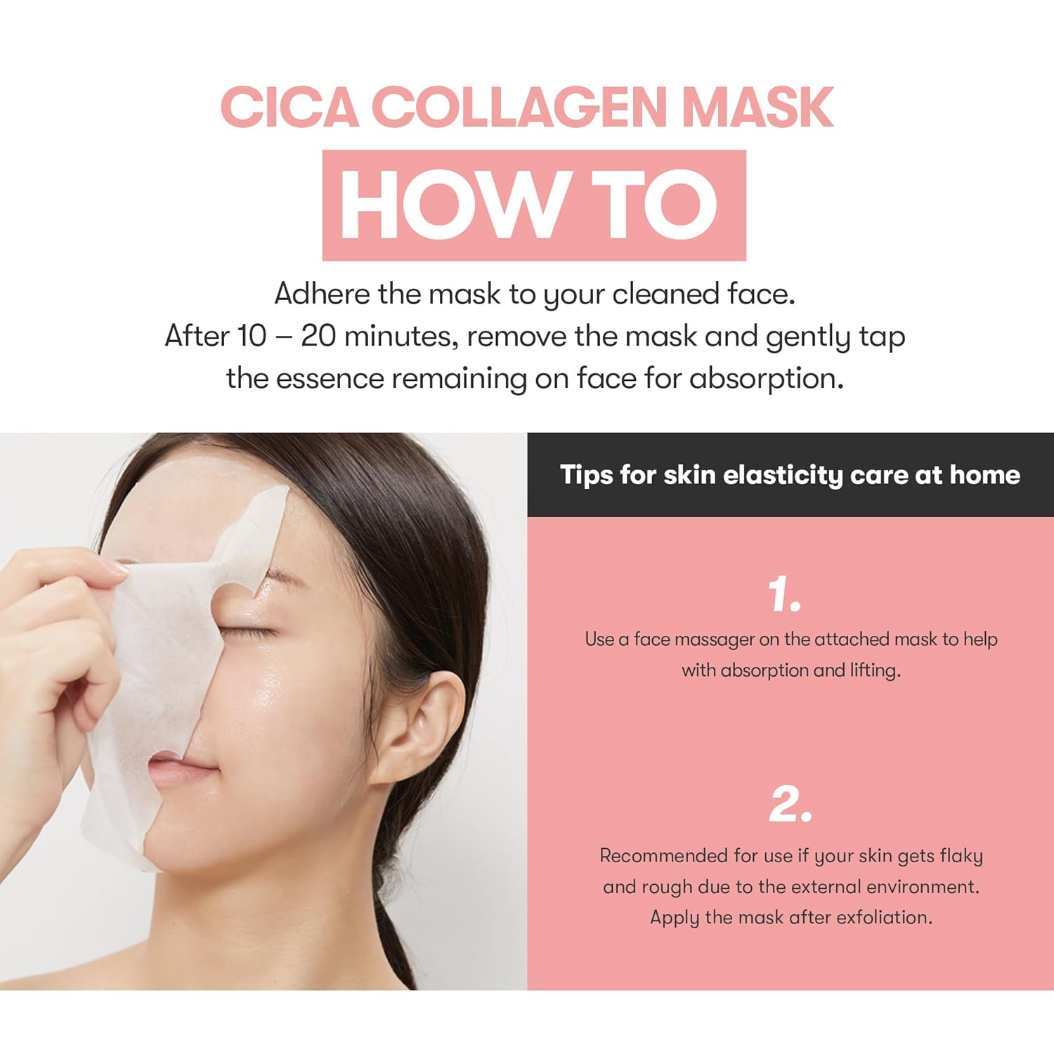 VT COSMETICS CICA Collagen Mask USE