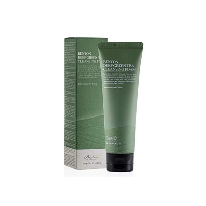 Benton Deep Green Tea Cleansing Foam Packaging