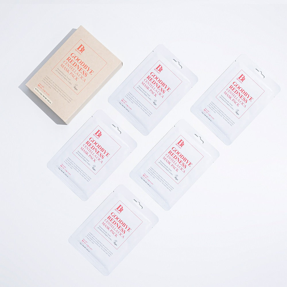 Benton Goodbye Redness Centella Mask Pack 10pcs