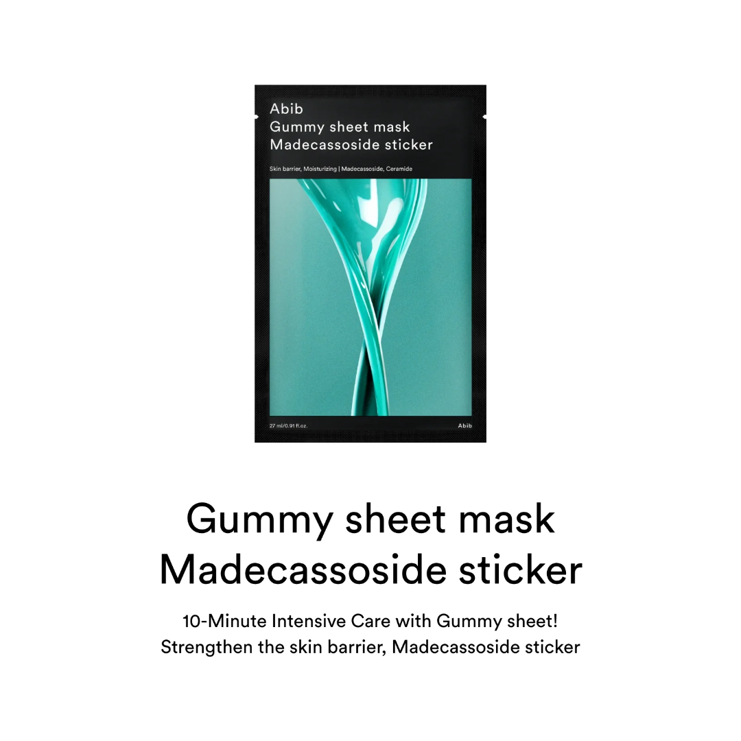 Gummy sheet mask Madecassoside sticker