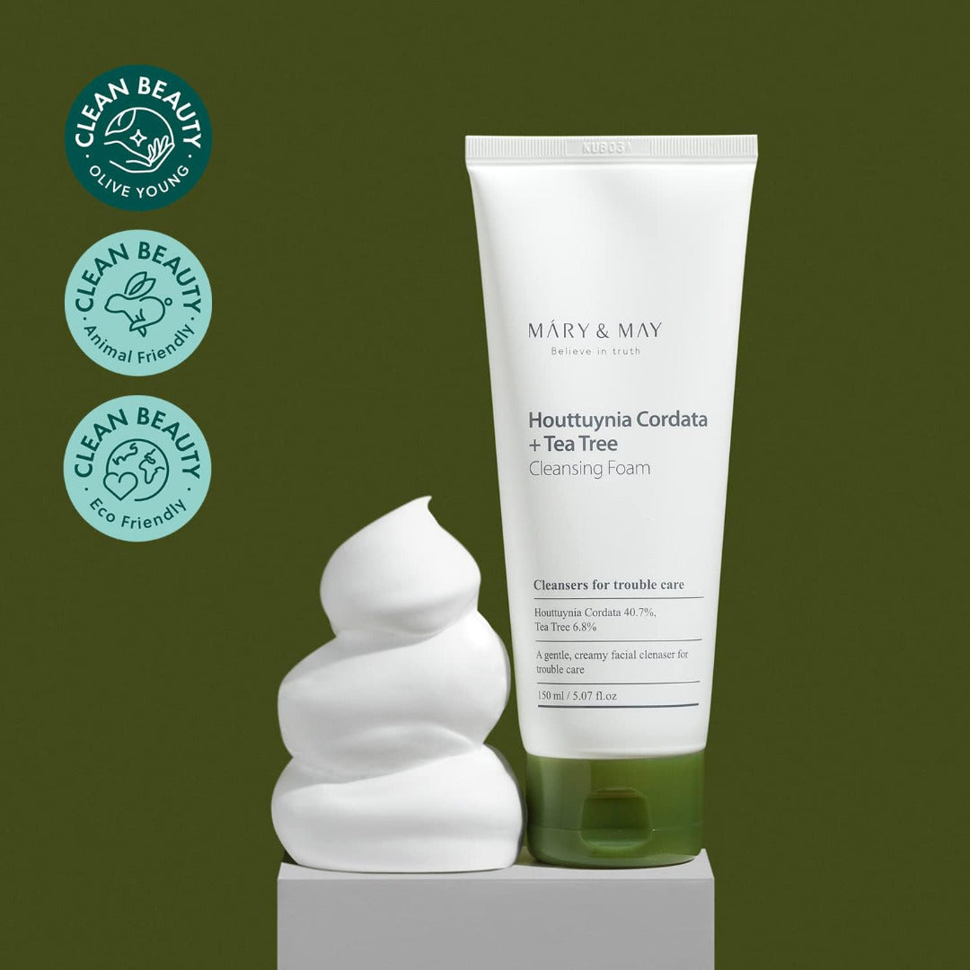 Houttuynia Cordata + Tea Tree Cleansing Foam