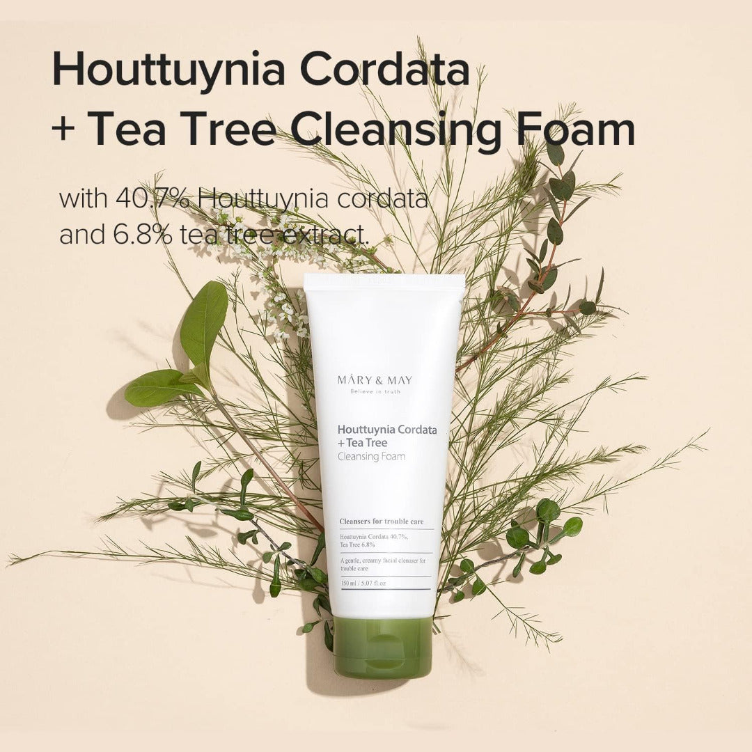 Houttuynia Cordata + Tea Tree Cleansing Foam