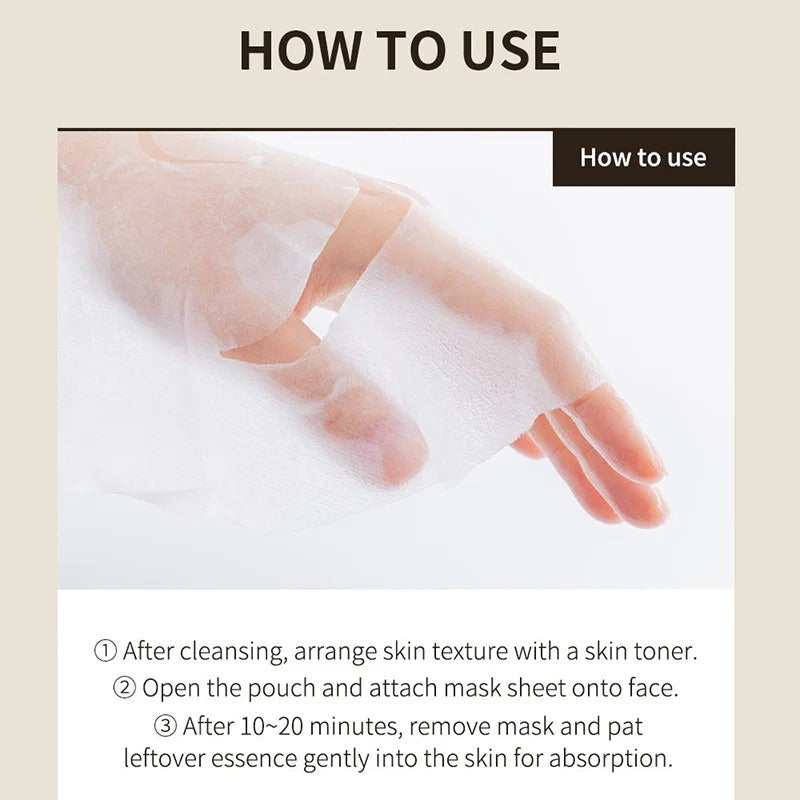 Benton Snail Bee High Content Mask Pack how to use