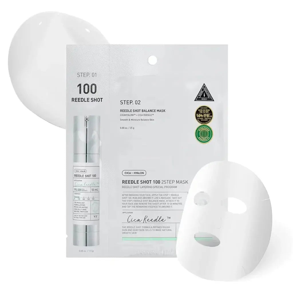 vt cosmetics reedle shot 100 2 step mask