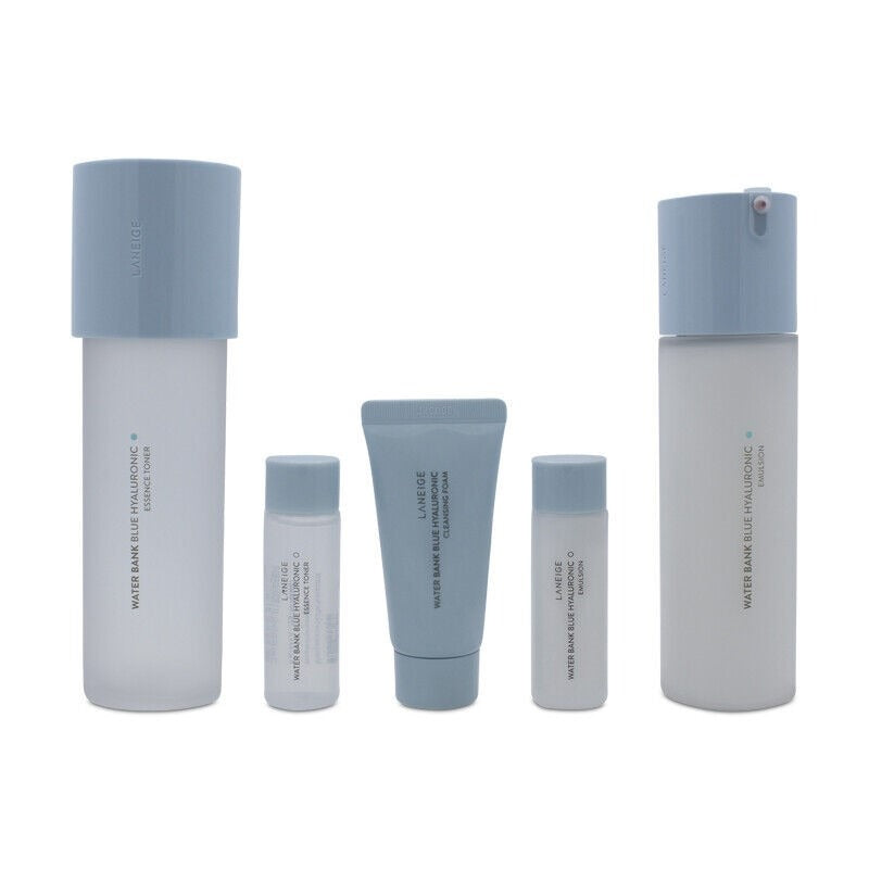 Water Bank Blue Hyaluronic 2-Step Essential Gift Set for Combination to Oily skin