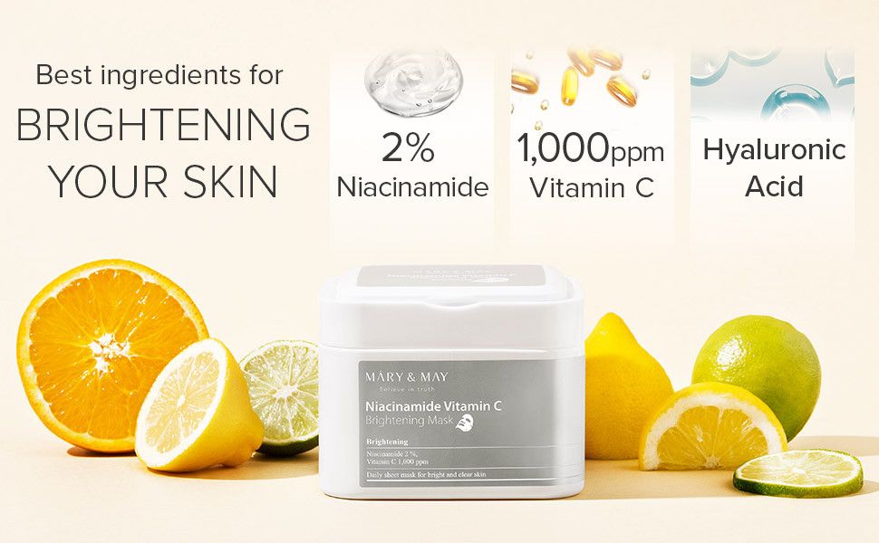 Niacinamide VitaminC Brightening Mask